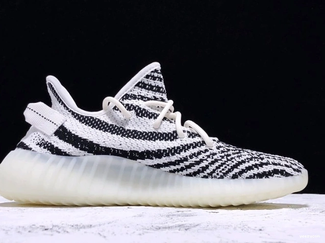 V2 Zebra Black Yeezy CP9654 350 Boost White Adidas 0821